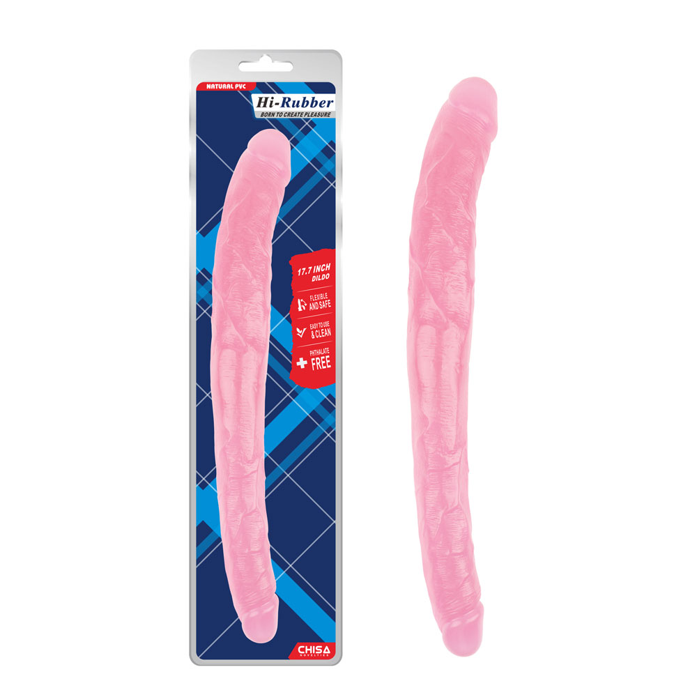 17,8 polegadas Dildo-Pink