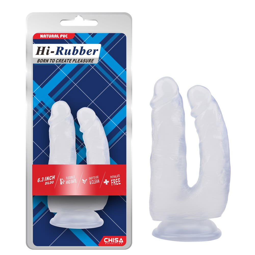 6,3 polegadas Dildo-Clear
