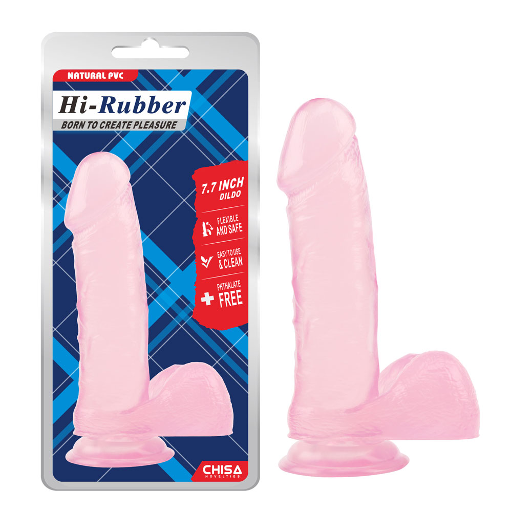 7,7 polegadas Dildo-Pink