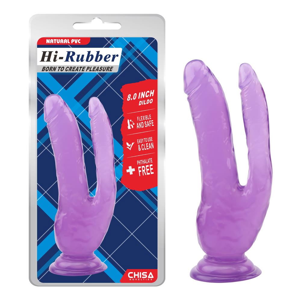 Dildo de 8,0 polegadas - roxo