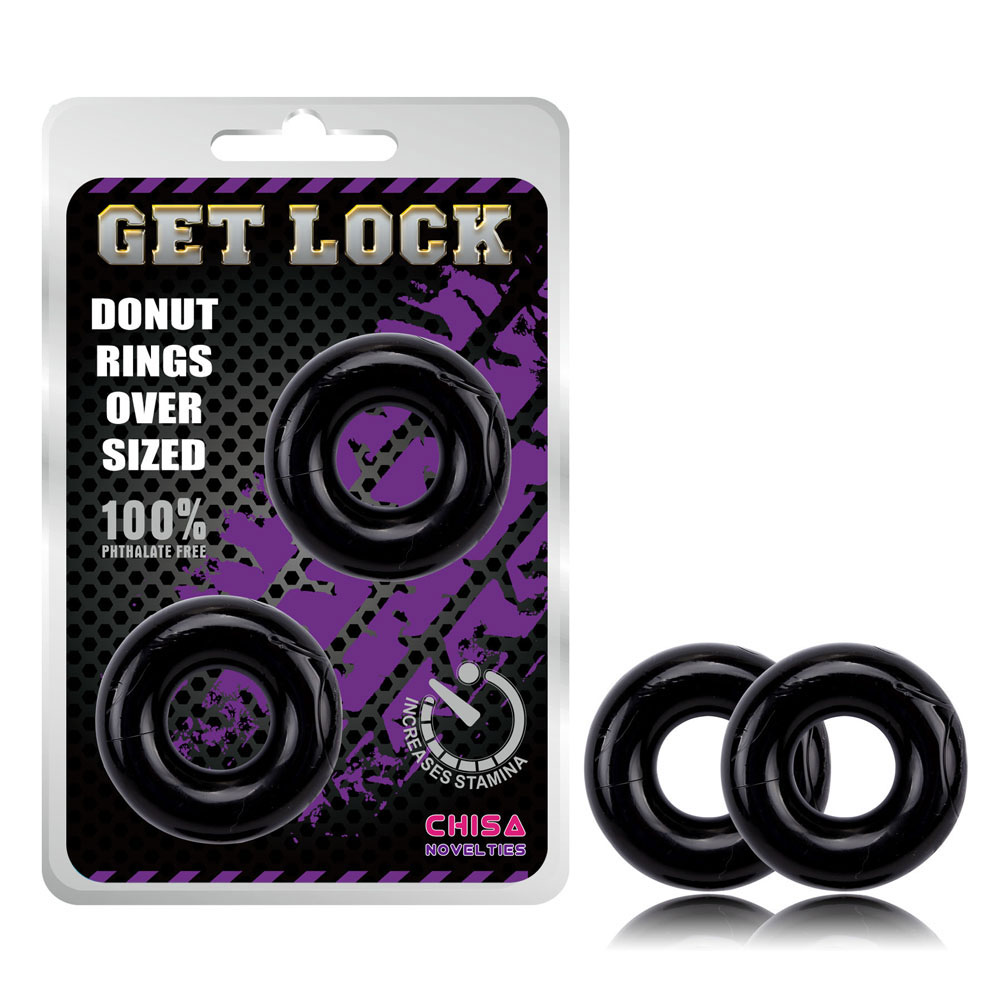 ANÉIS DE DONUT SUPERIOR - Preto