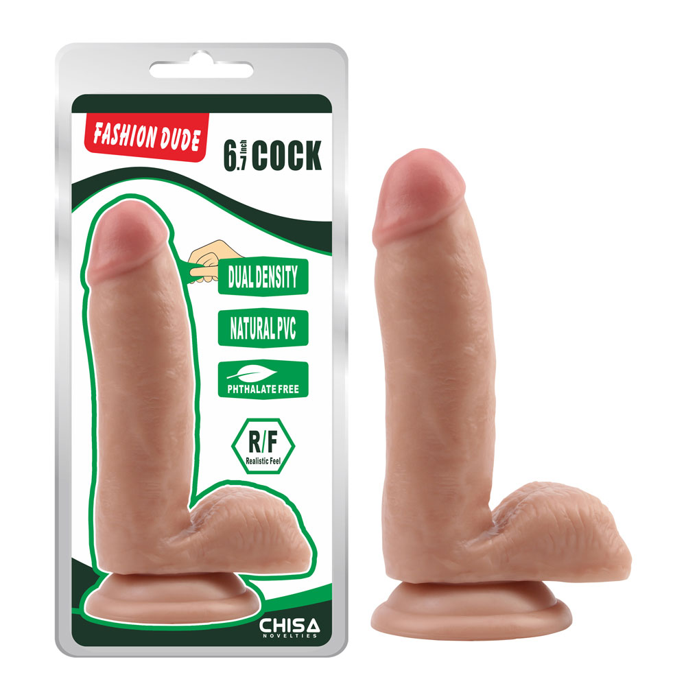 Fashion Dude-6,7 polegadas Cock-Flesh