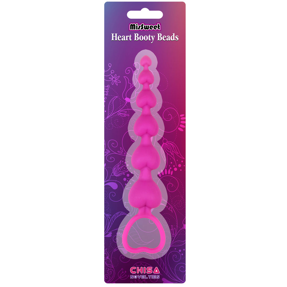 Coração Booty Beads-Pink